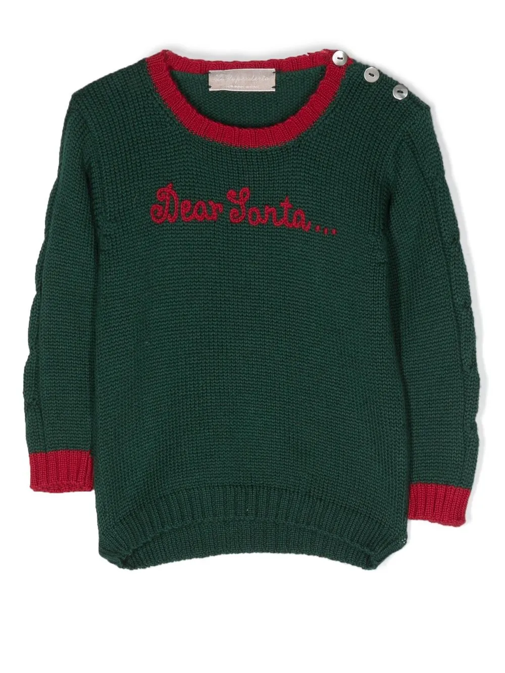 

La Stupenderia knit wool jumper - Green