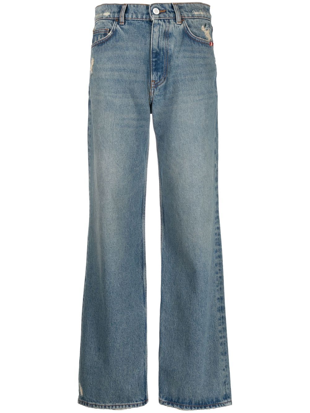 AMISH high-rise flared jeans - Blue