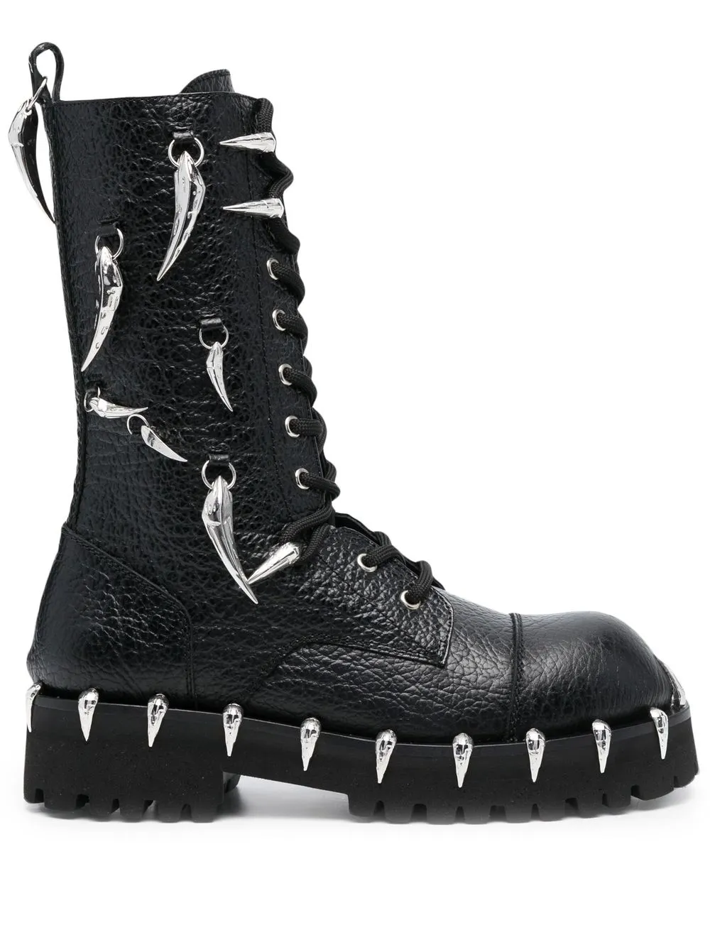 

Roberto Cavalli botas con detalle Tiger Tooth - Negro