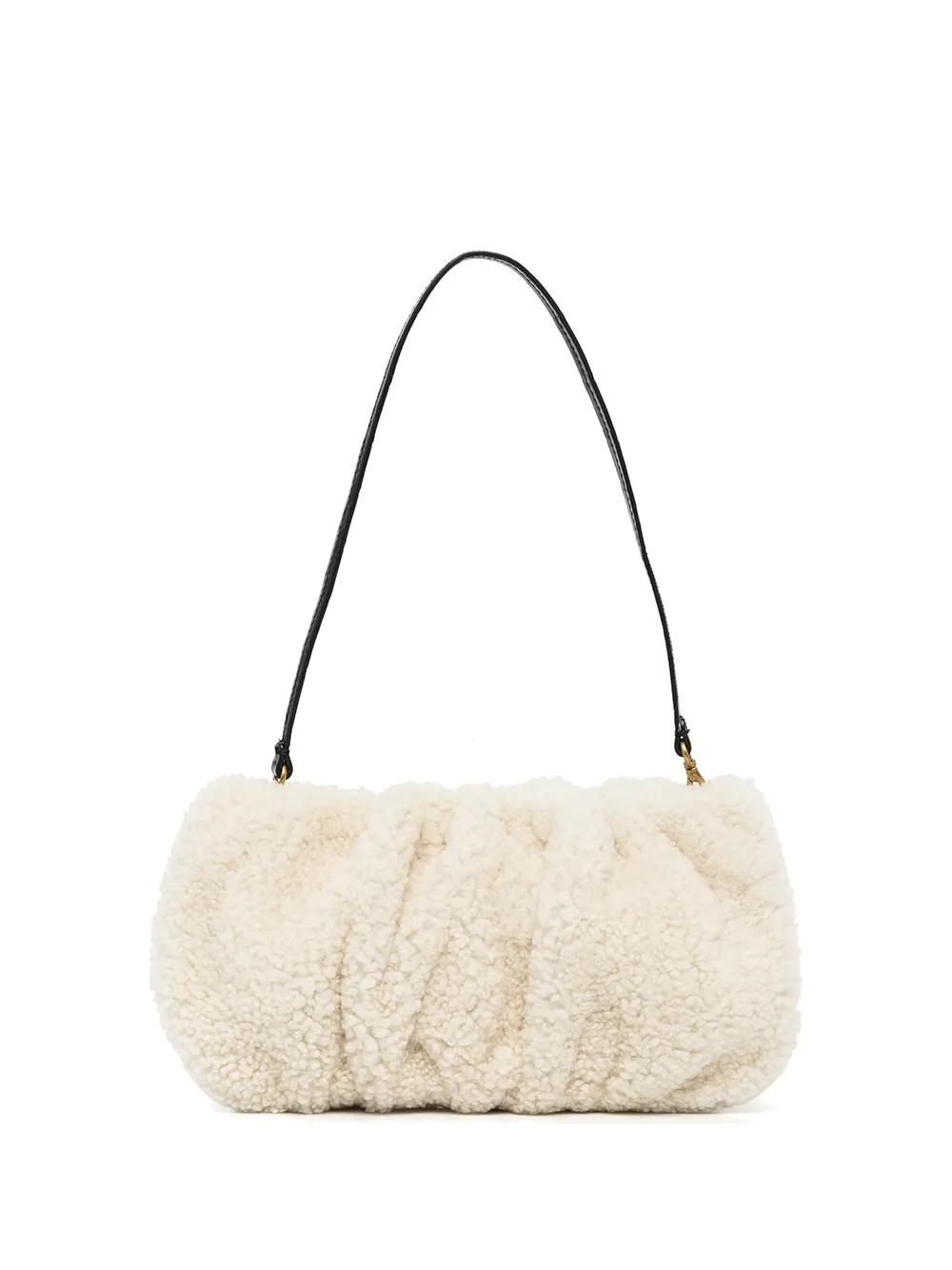 Staud Shearling Shoulder Bag