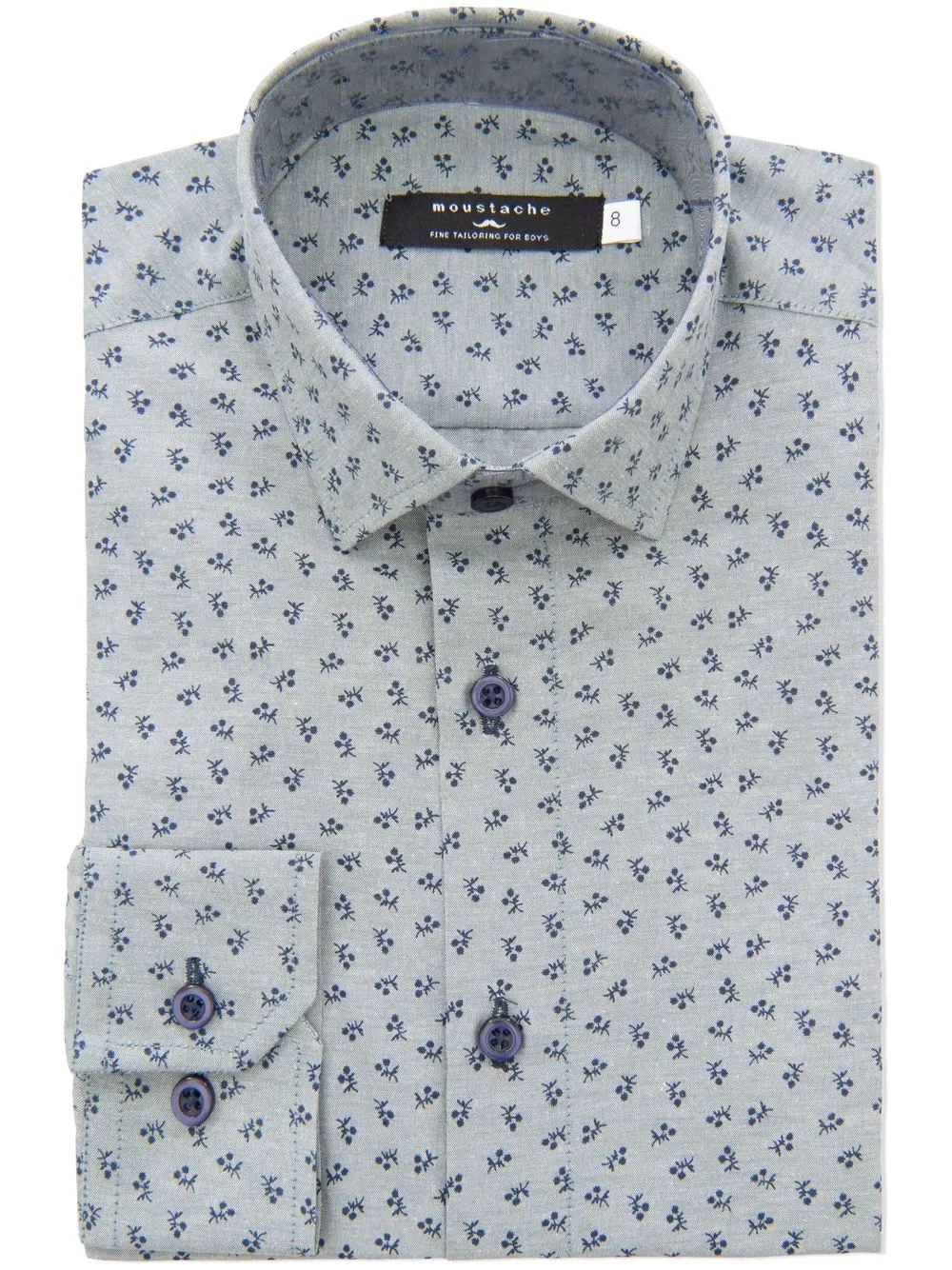  Moustache Dandelion-print Dress Shirt - Green 
