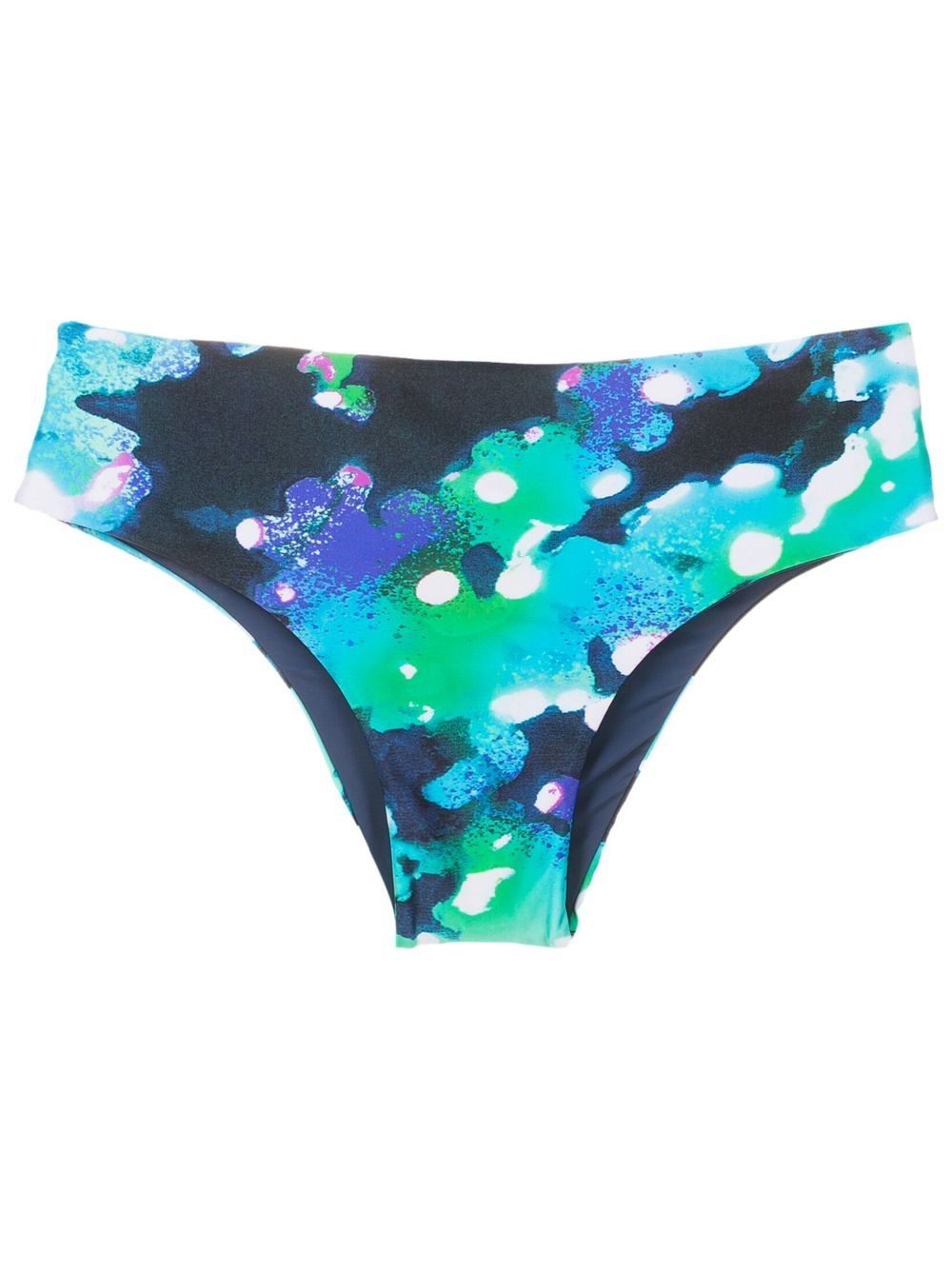 Lenny Niemeyer Coral-print bikini bottoms - Blue