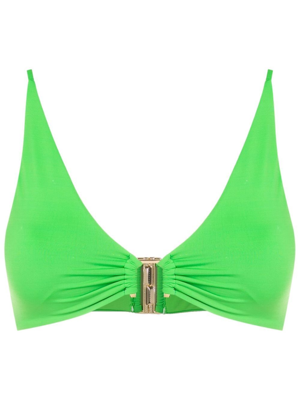 Lenny Niemeyer hardware-detail bikini top - Green