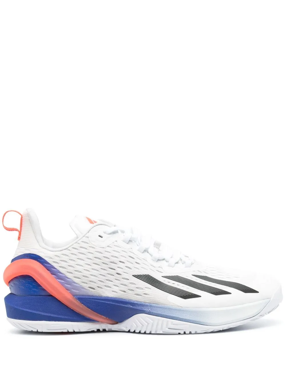 Adidas Tennis Logo-embellished Low-top Sneakers In Weiss