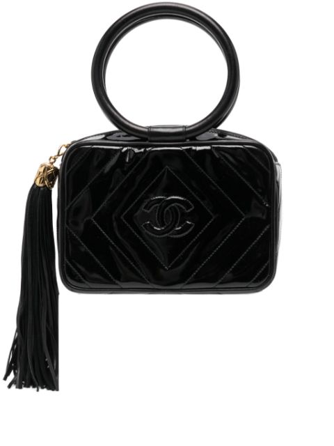 CHANEL 1990 Tassel Chevron tote bag Women