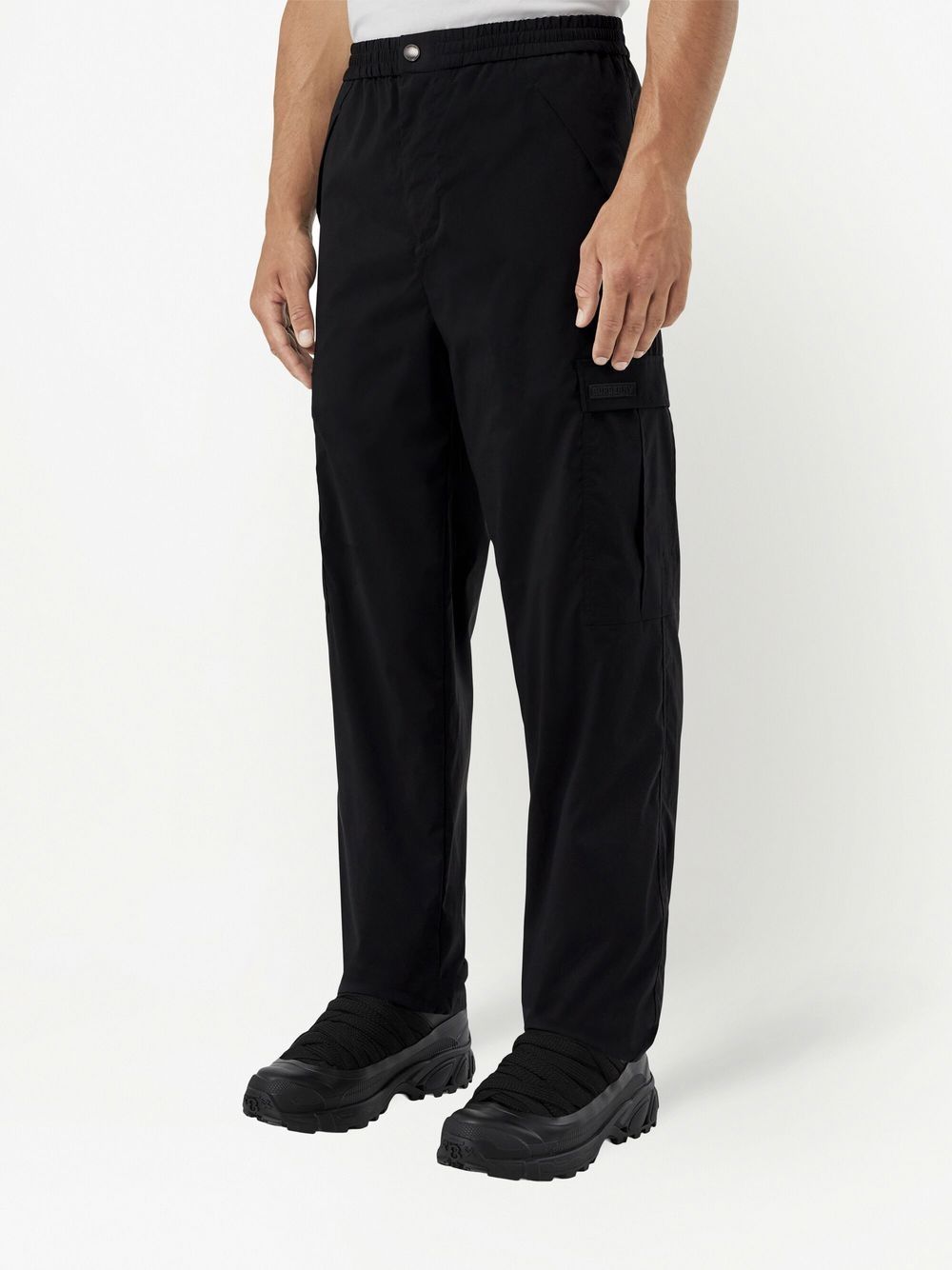 Burberry logo-detail Cargo Trousers - Farfetch