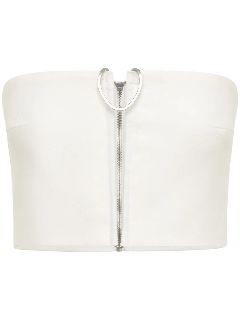Dion Lee White Mobius Bandeau Top In Weiss