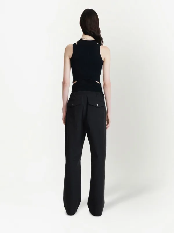 Dion Lee カットアウトトップス Dion Leeのホワイト カットアウト タンクトップがセール中