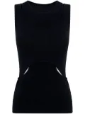 Dion Lee Interlink cut-out tank top - Black