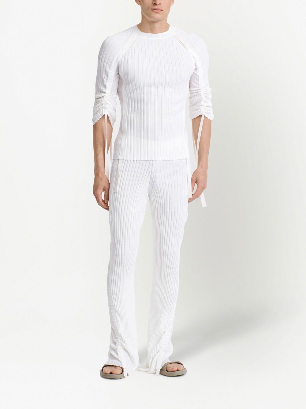 Dion Lee Gesmockte top - Wit