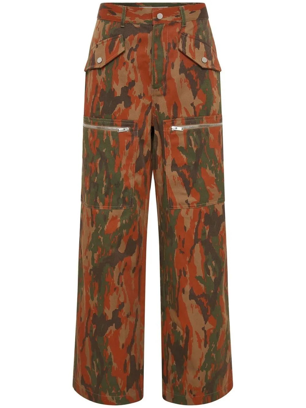 Dion Lee Brown Slouchy Pocket Trousers In Brown