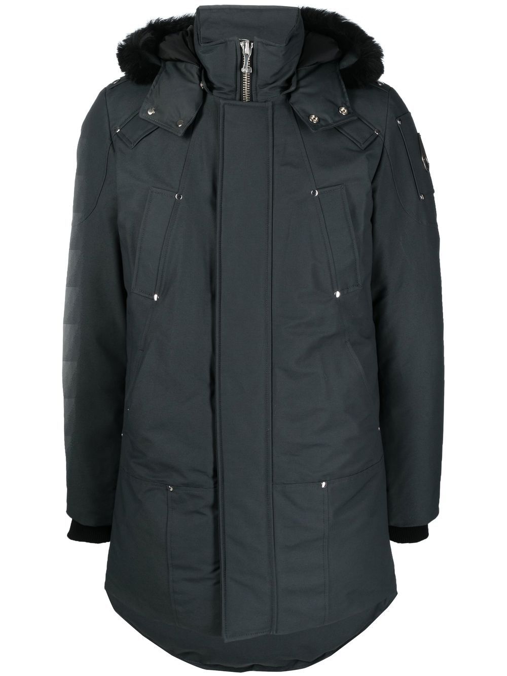 Moose Knuckles padded zipped coat - Blue