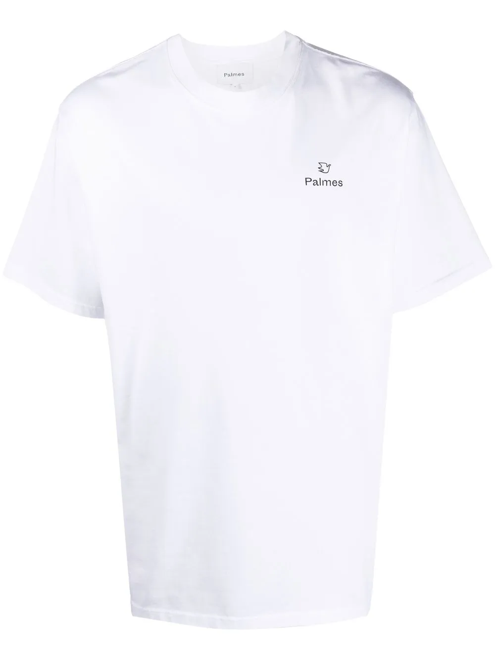 

Palmes logo-detail short-sleeved T-shirt - White