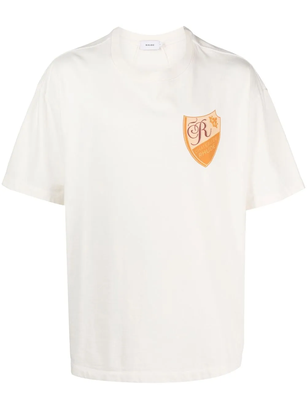 

Rhude playera con estampado gráfico - Blanco