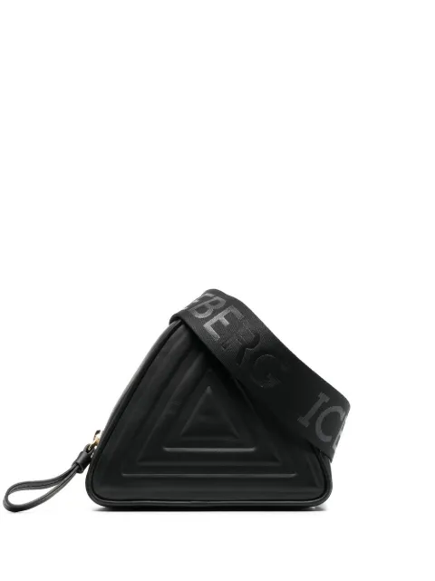 Iceberg leather triangle belt bag