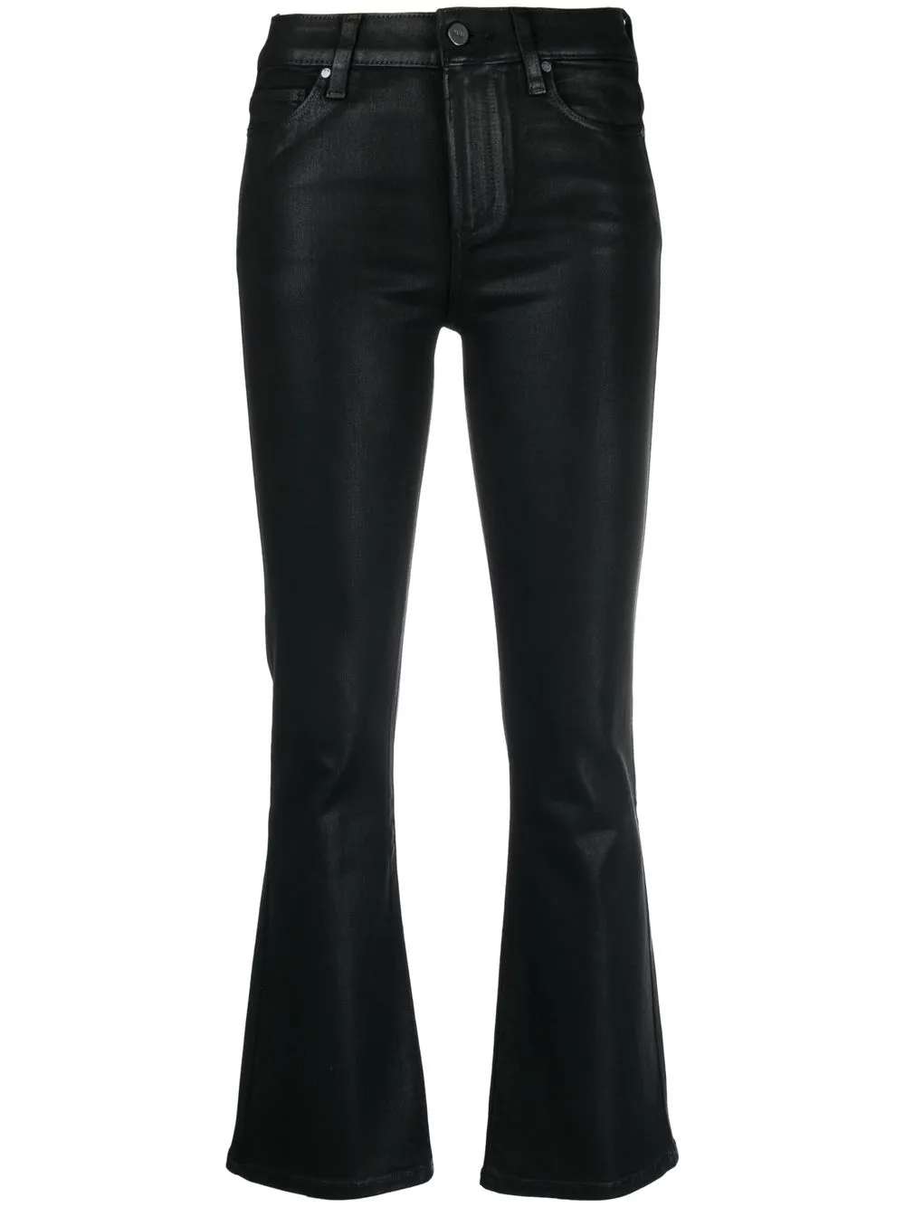 

PAIGE mid-rise coated jeans - Black