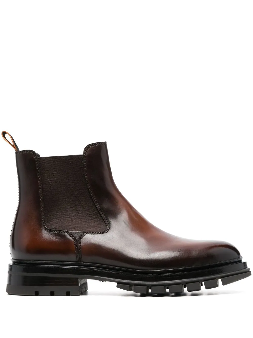 

Santoni leather 40mm Chelsea boots - Brown