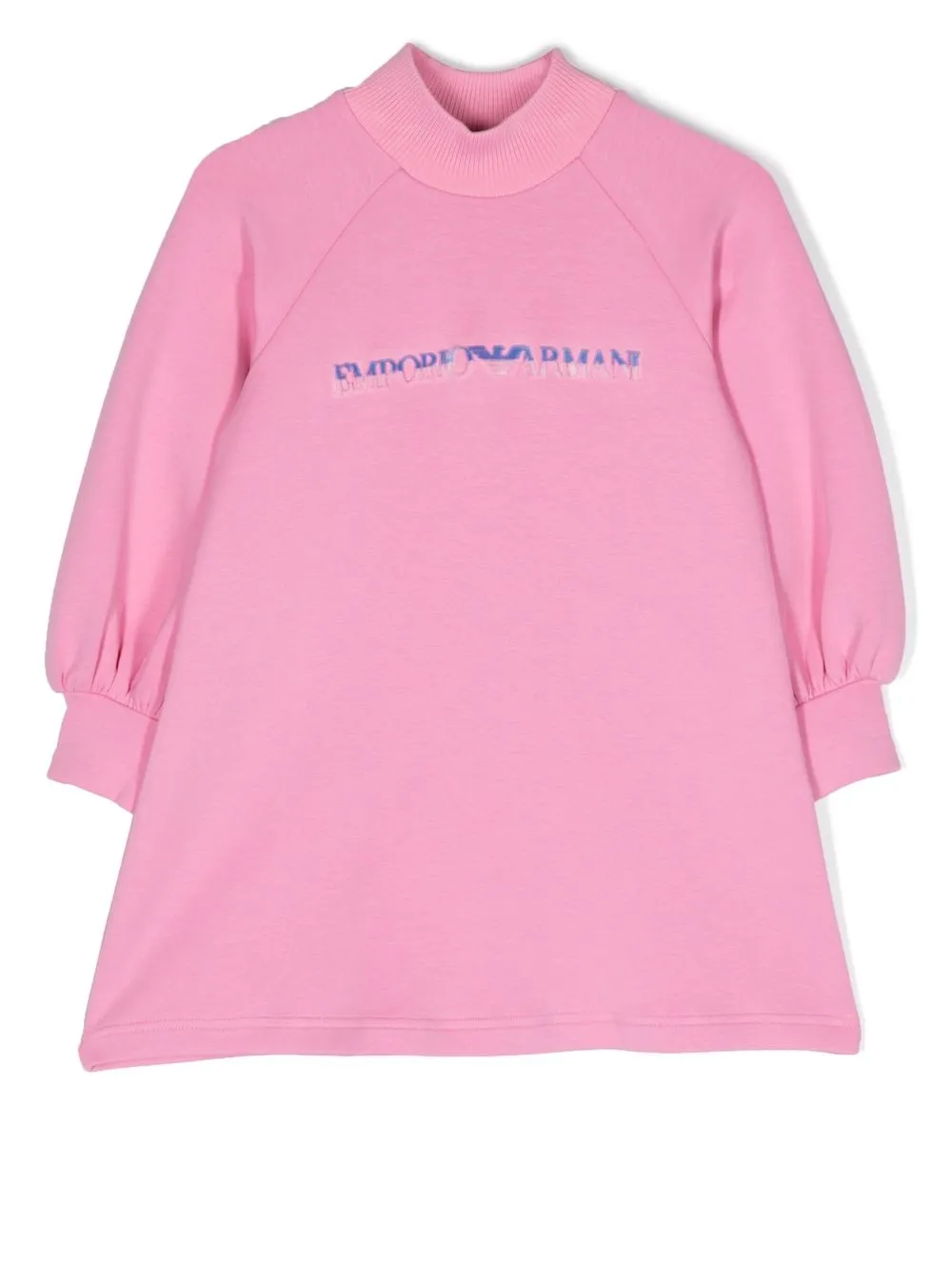 

Emporio Armani Kids vestido manga larga con logo bordado - Rosado