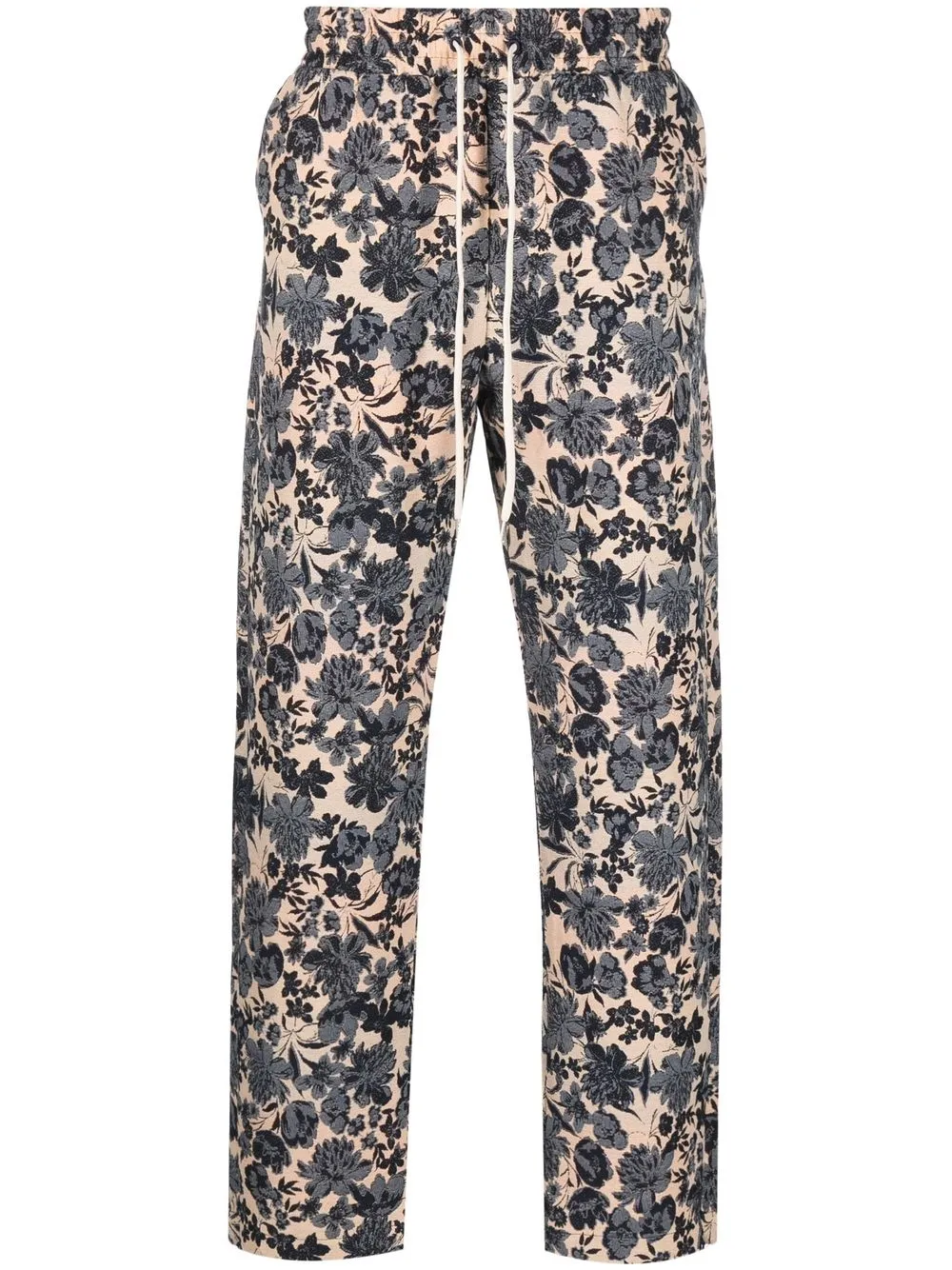 

Drôle De Monsieur floral print trousers - Blue