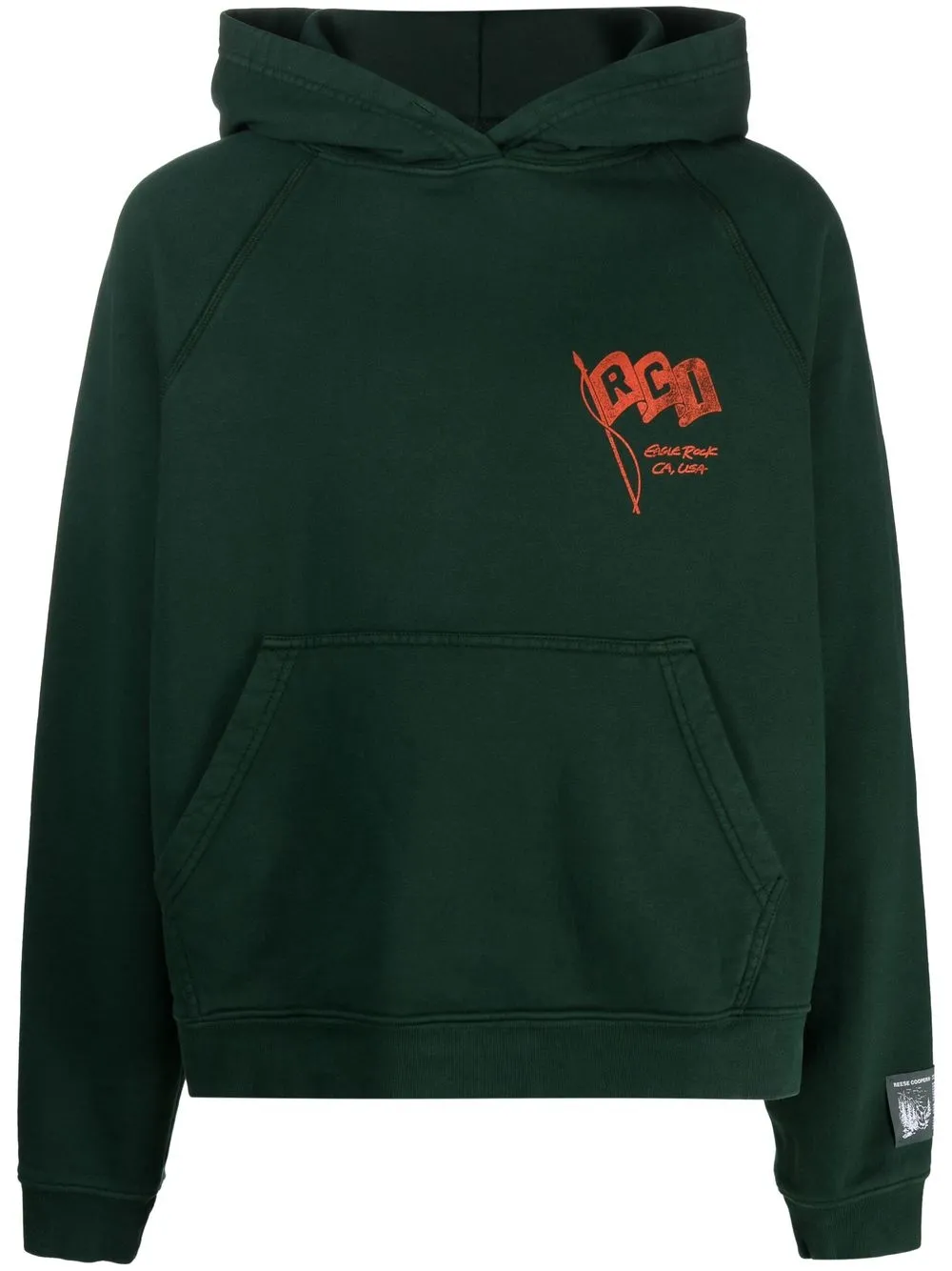 

Reese Cooper hoodie con logo estampado - Verde