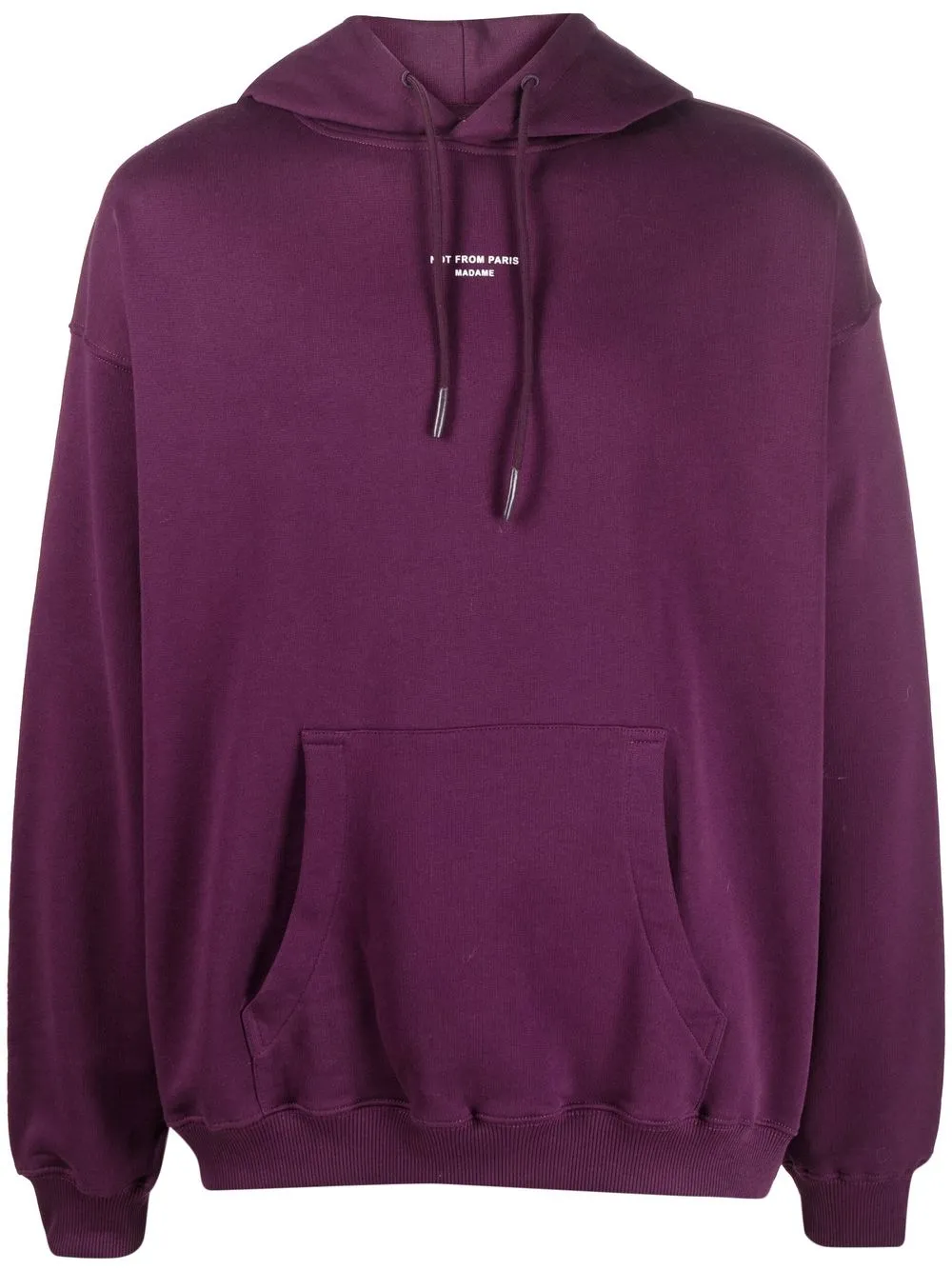 

Drôle De Monsieur hoodie con logo estampado - Morado