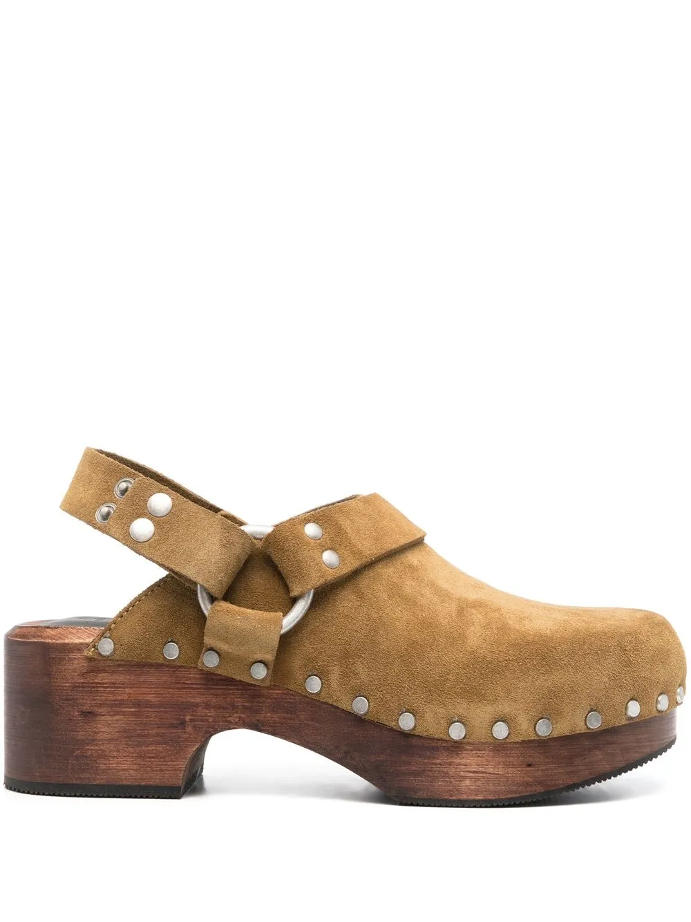 

RE/DONE suede-leather mules - Brown