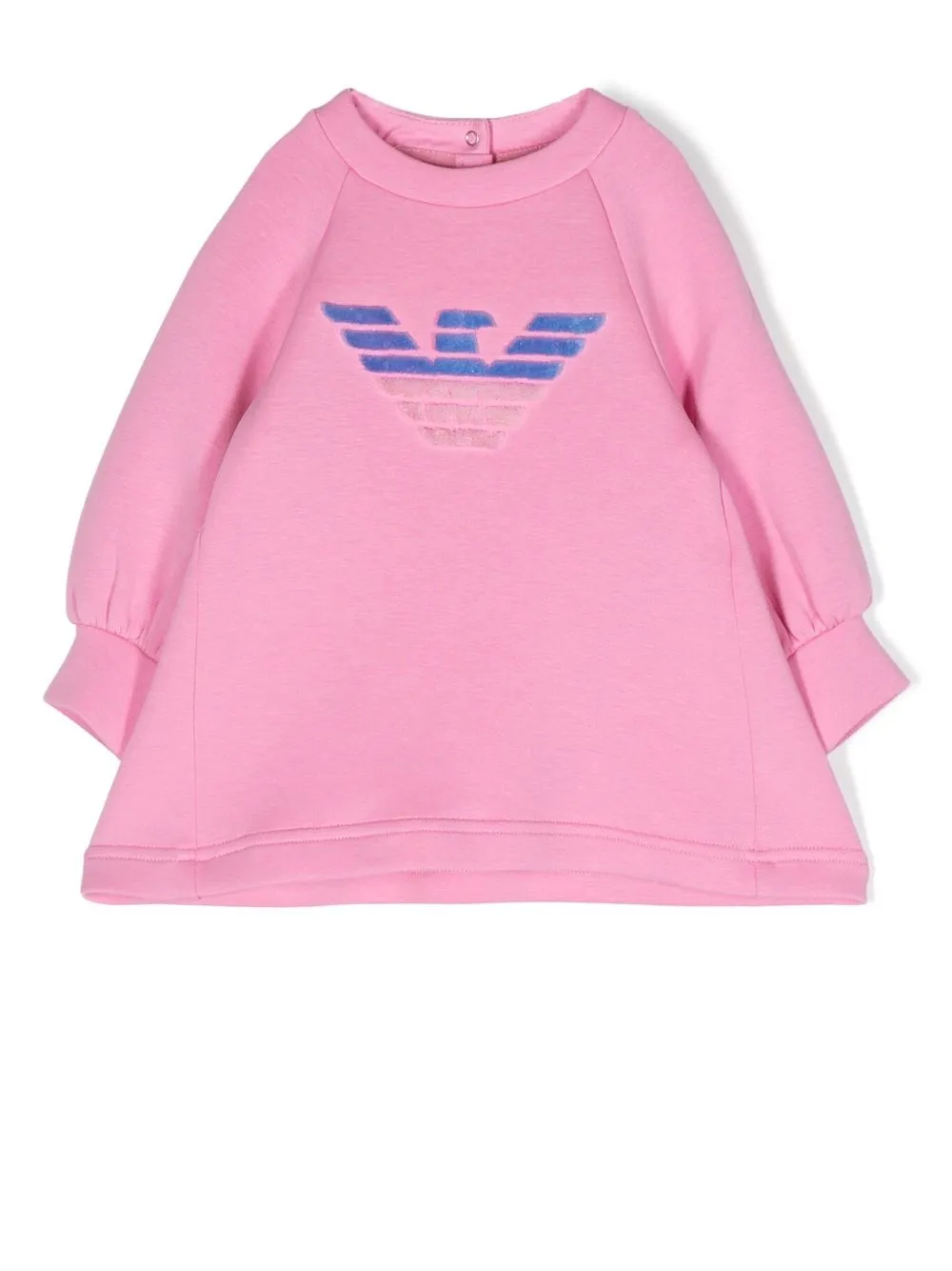 

Emporio Armani Kids playera con parche del logo - Rosado