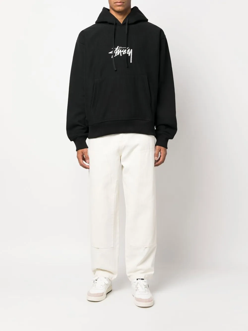 Stussy sale hoodie grå