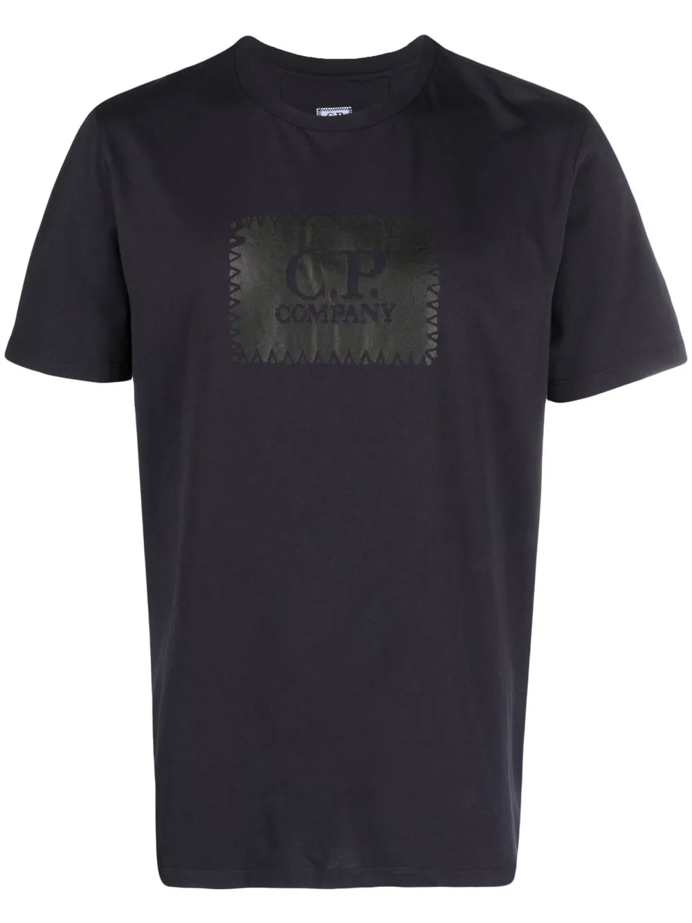 

C.P. Company logo-print detail T-shirt - Black