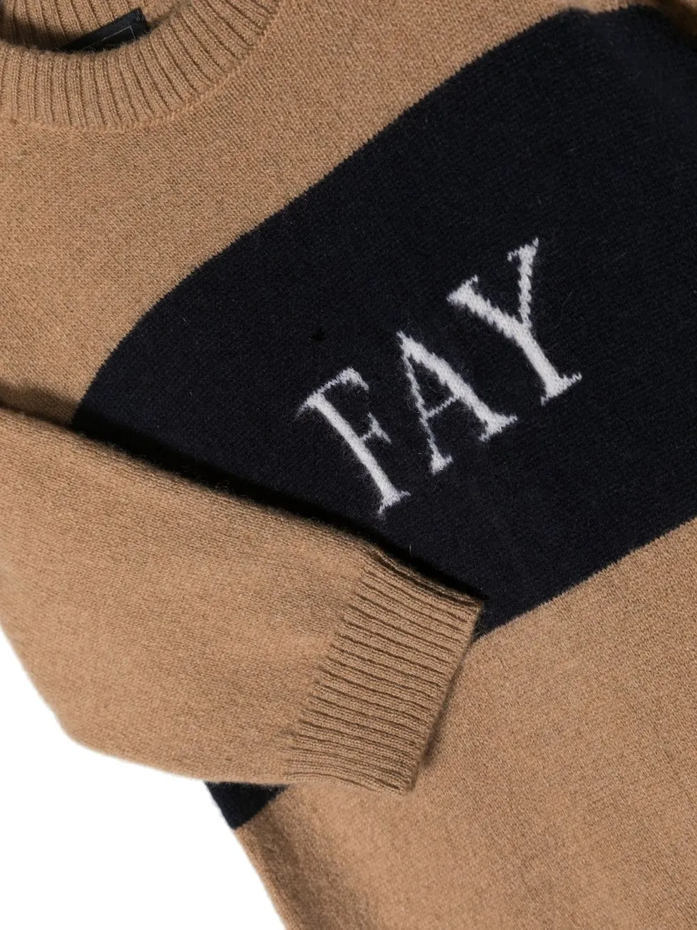  Fay Kids Set Aus Gestricktem Pyjama Und Beanie   Nude 