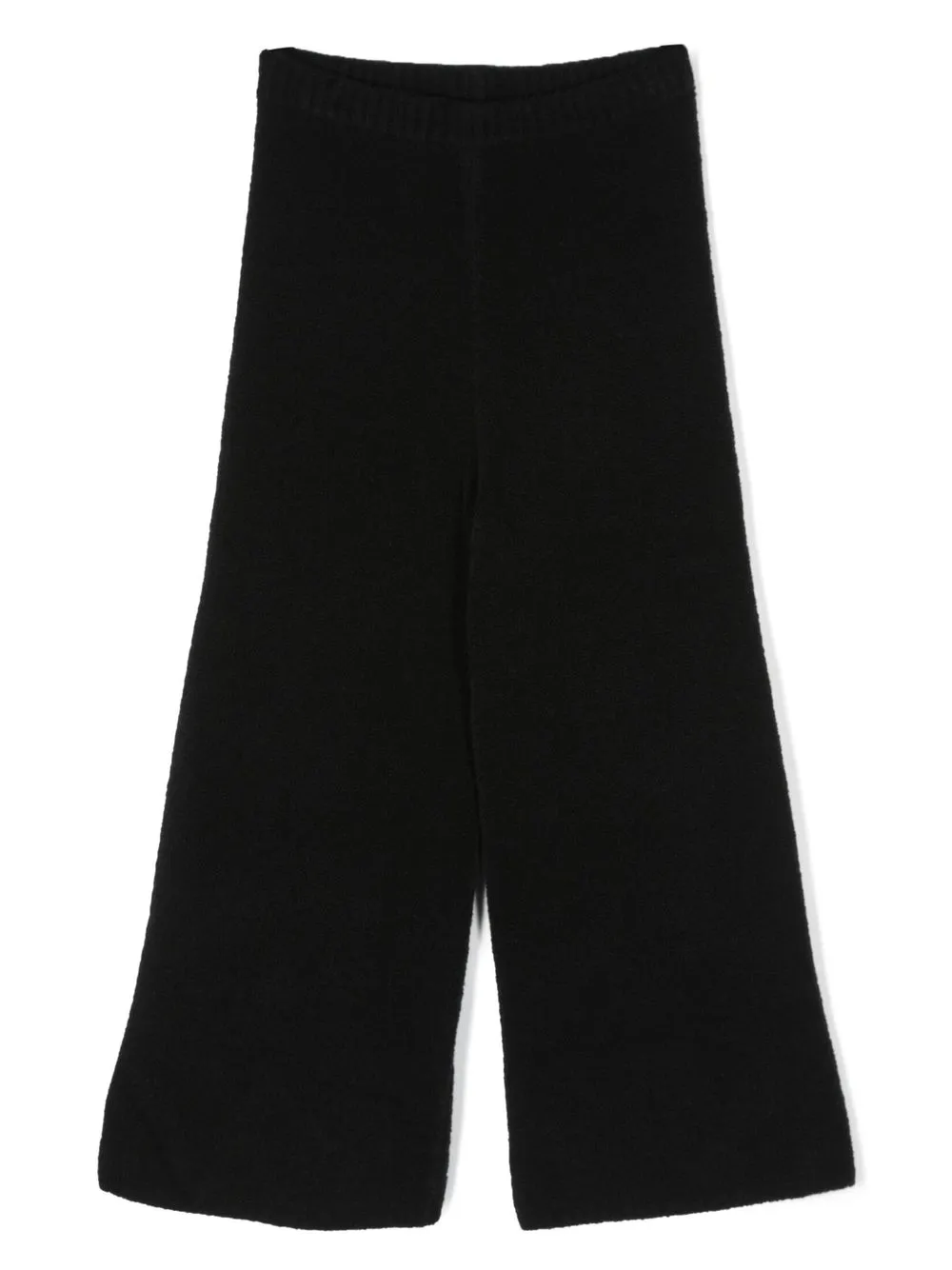 

Simonetta knitted wide-leg trousers - Black