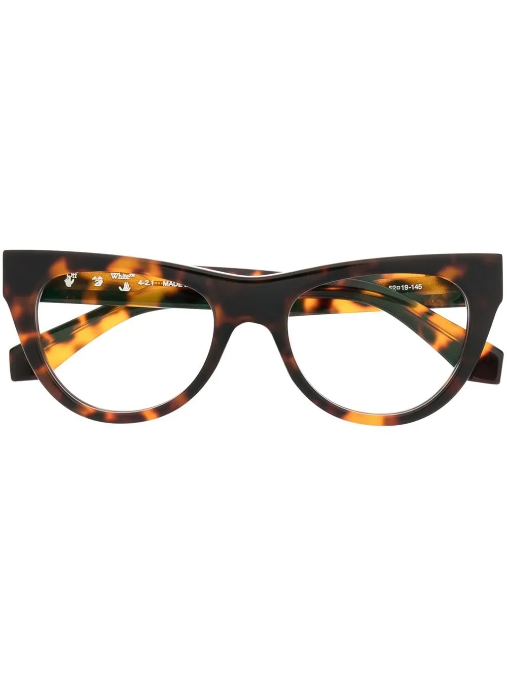 

Off-White Arrows round-frame glasses - Brown