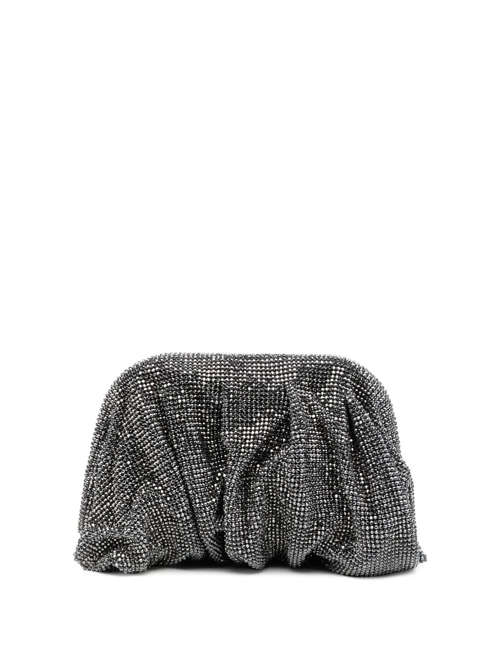 

Benedetta Bruzziches Venus crystal-embellished clutch bag - Grey