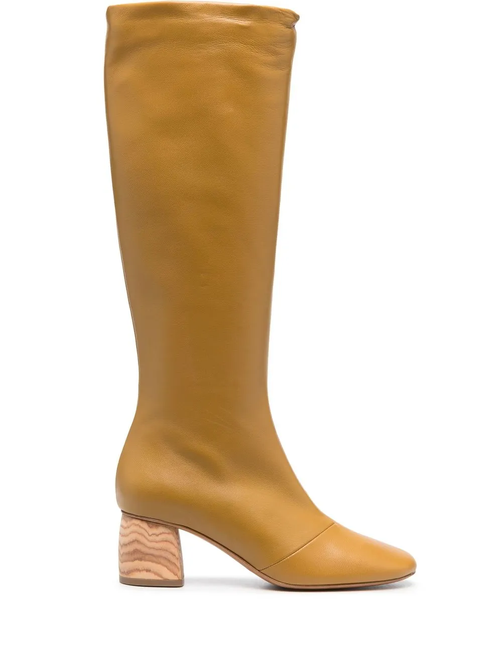 

Forte Forte Chic knee-high leather boots - Yellow