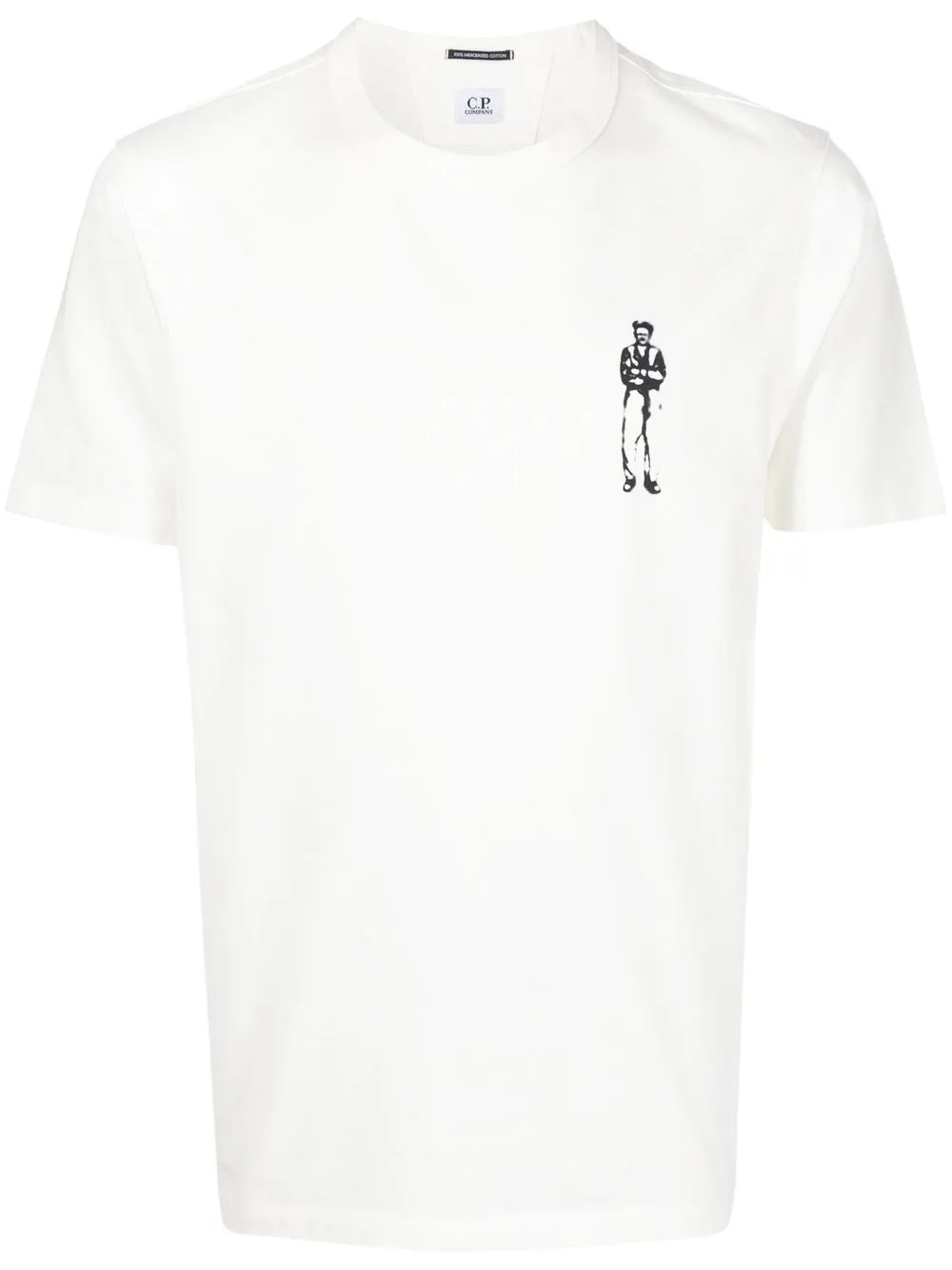 

C.P. Company graphic-print cotton T-shirt - White