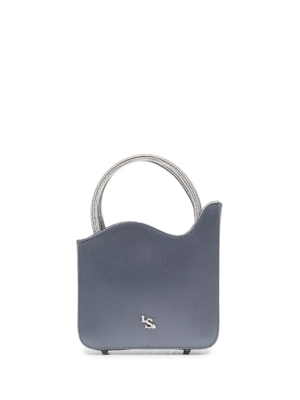 

Le Silla Ivy logo-plaque micro-bag - Grey