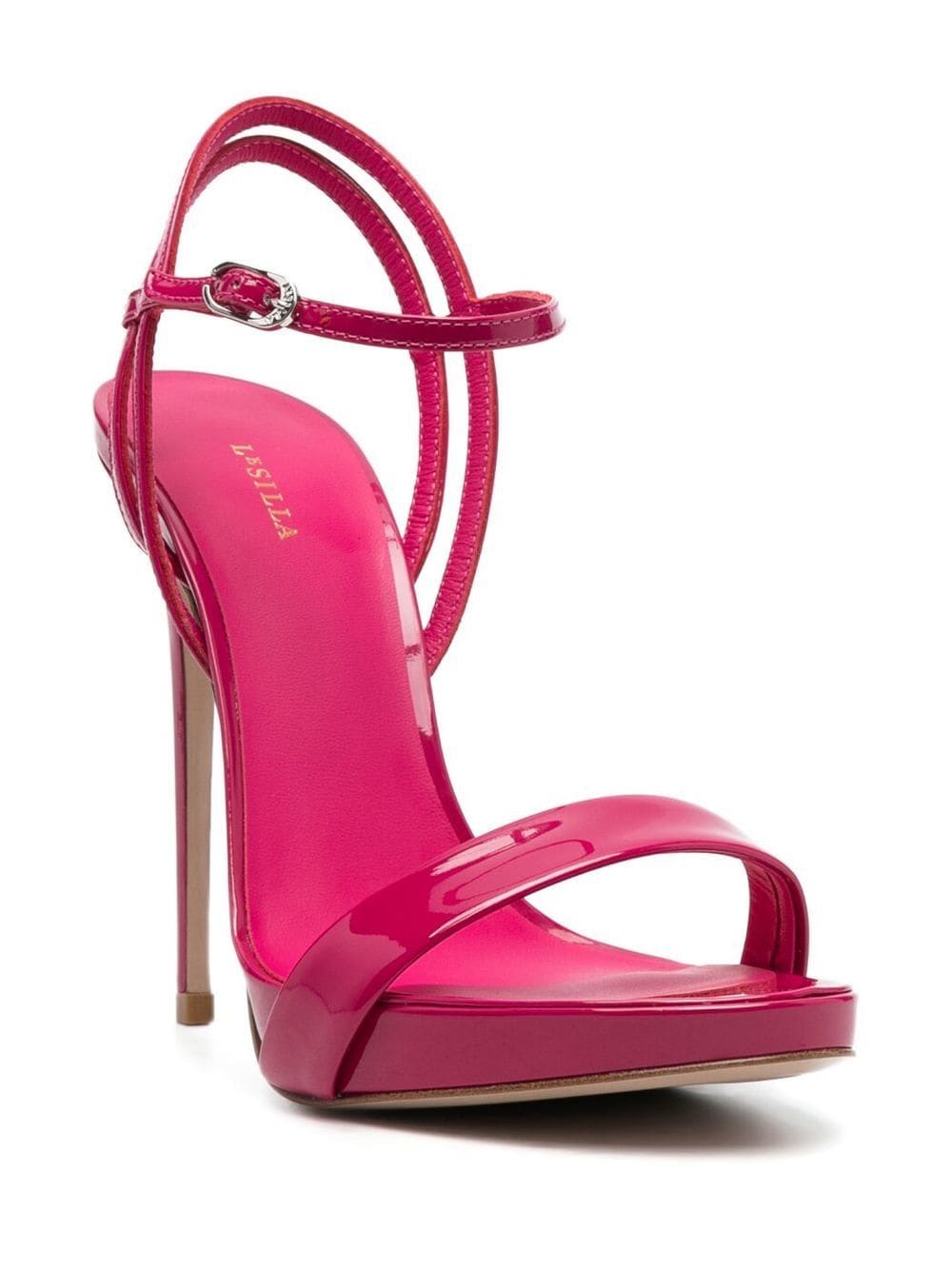 Shop Le Silla Gwen Heel Sandals In Pink