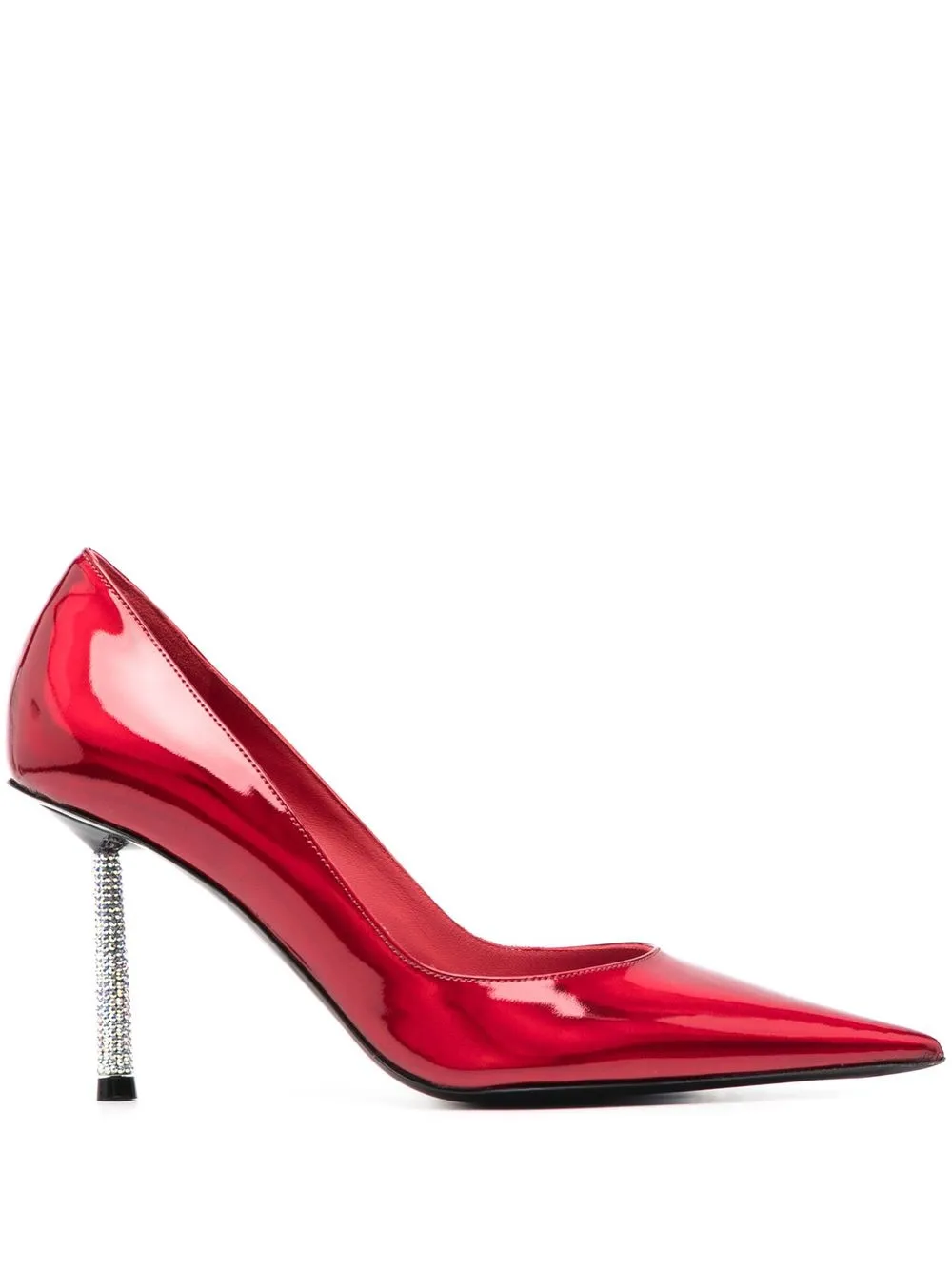 

Le Silla Bella 90mm iridescent pumps - Red