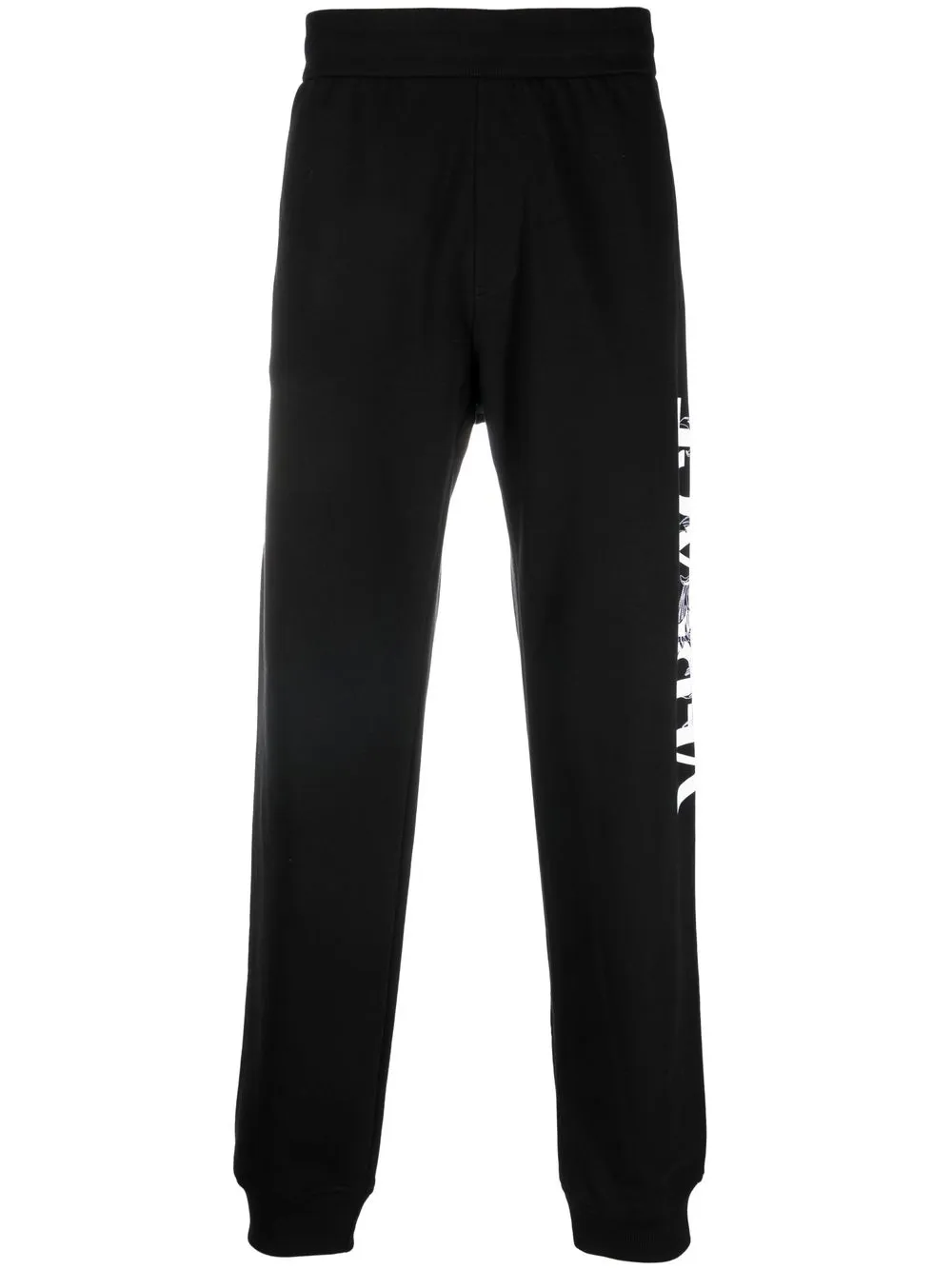 

Versace pants slim con logo estampado - Negro