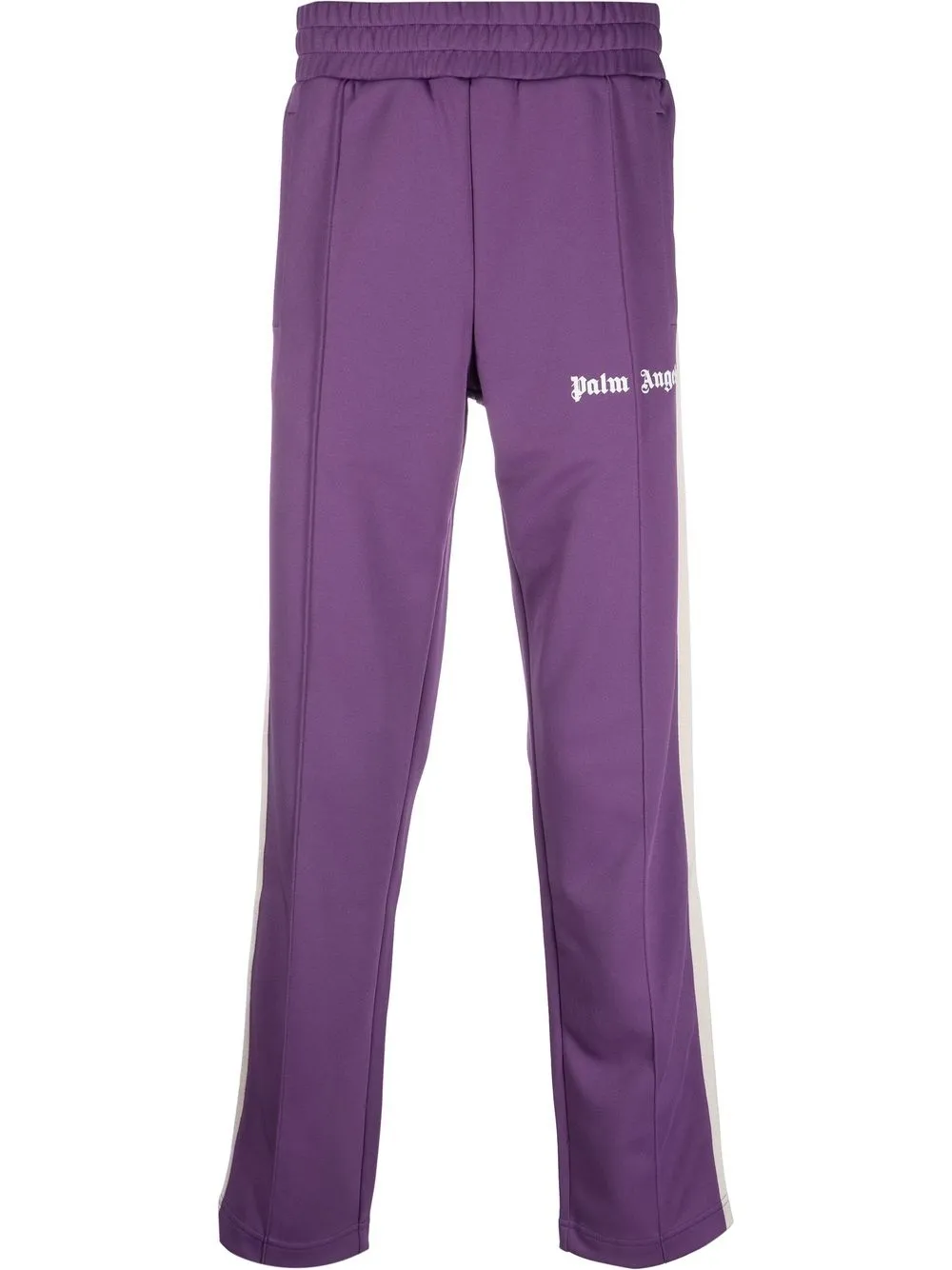 

Palm Angels pants con logo estampado - Morado