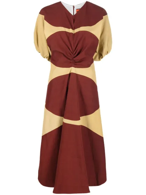 colville colour-block midi dress
