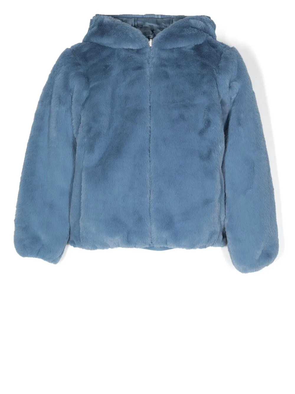 

Save The Duck Kids hooded faux fur jacket - Blue