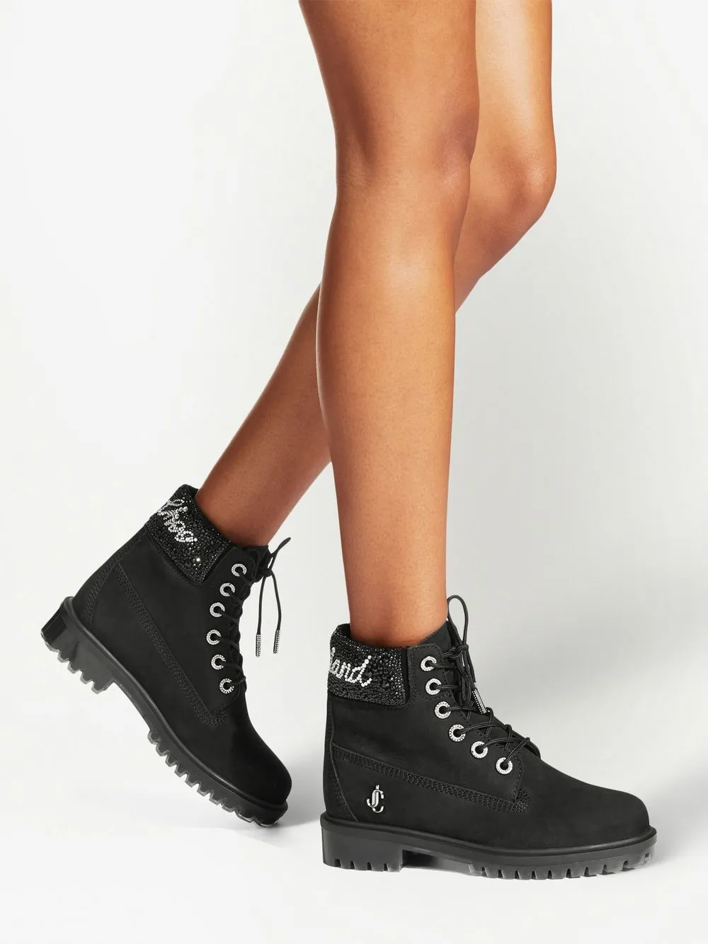 Jimmy Choo x Timberland ビジューカフス ブーツ - Farfetch