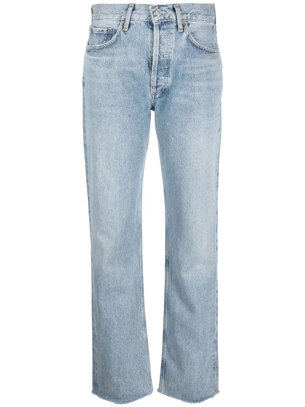 

AGOLDE mid-rise straight-leg jeans - Blue