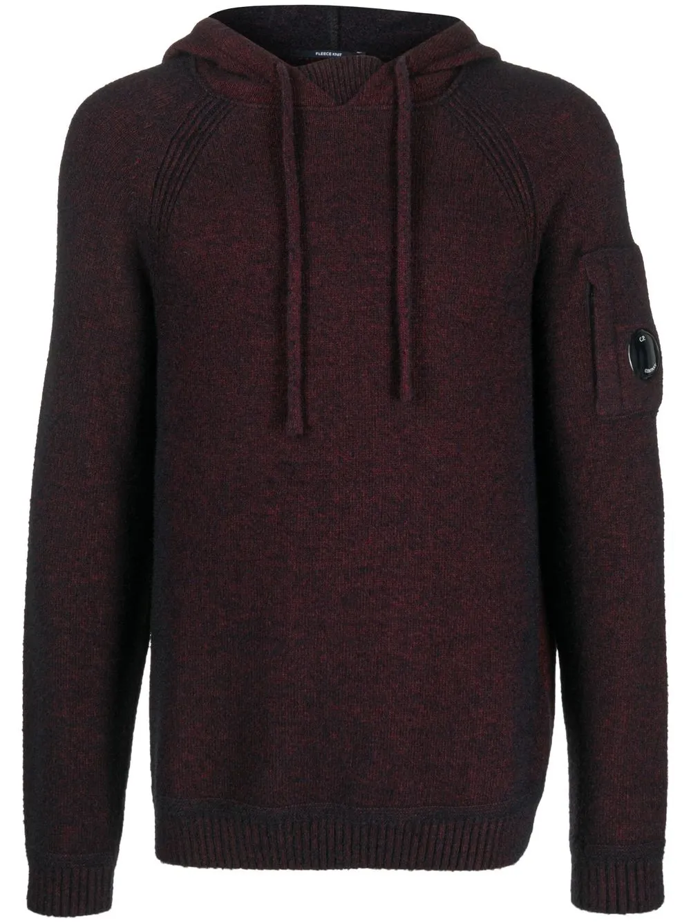 

C.P. Company hoodie tejida con cordones - Rojo