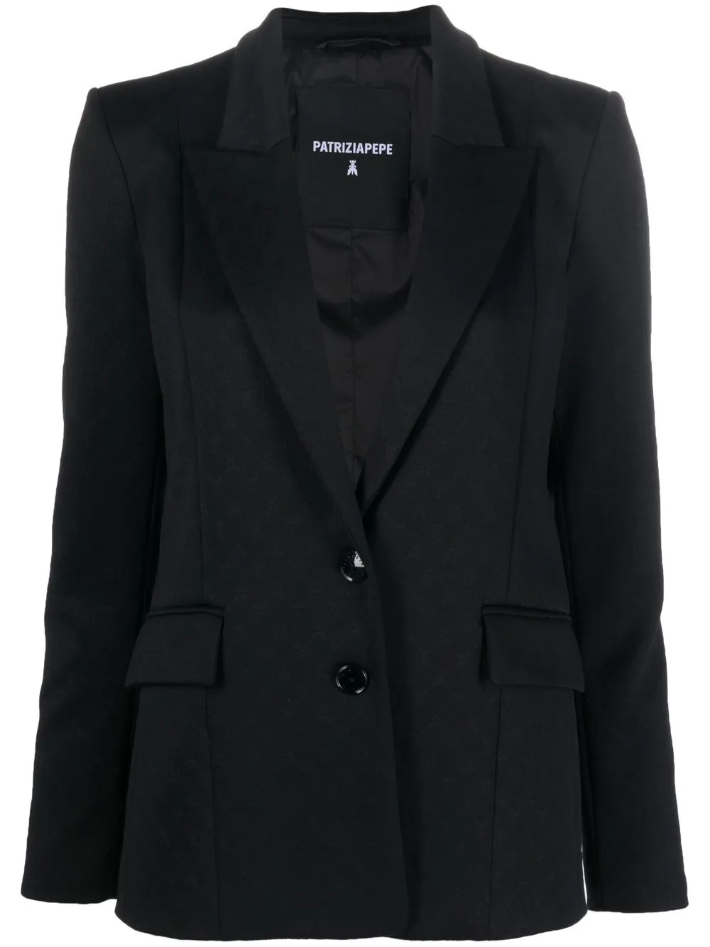 

Patrizia Pepe blazer ajustado con botones - Negro