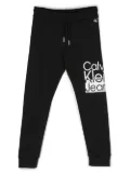 Calvin Klein Kids logo-print drawstring track pants - Black