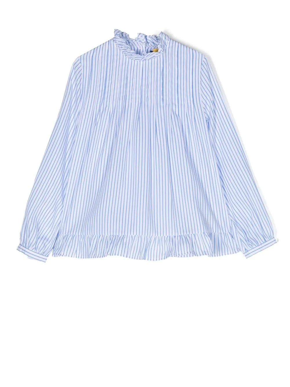 

Ralph Lauren Kids striped frilled-neck top - Blue