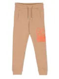 Calvin Klein Kids logo-print drawstring track pants - Neutrals