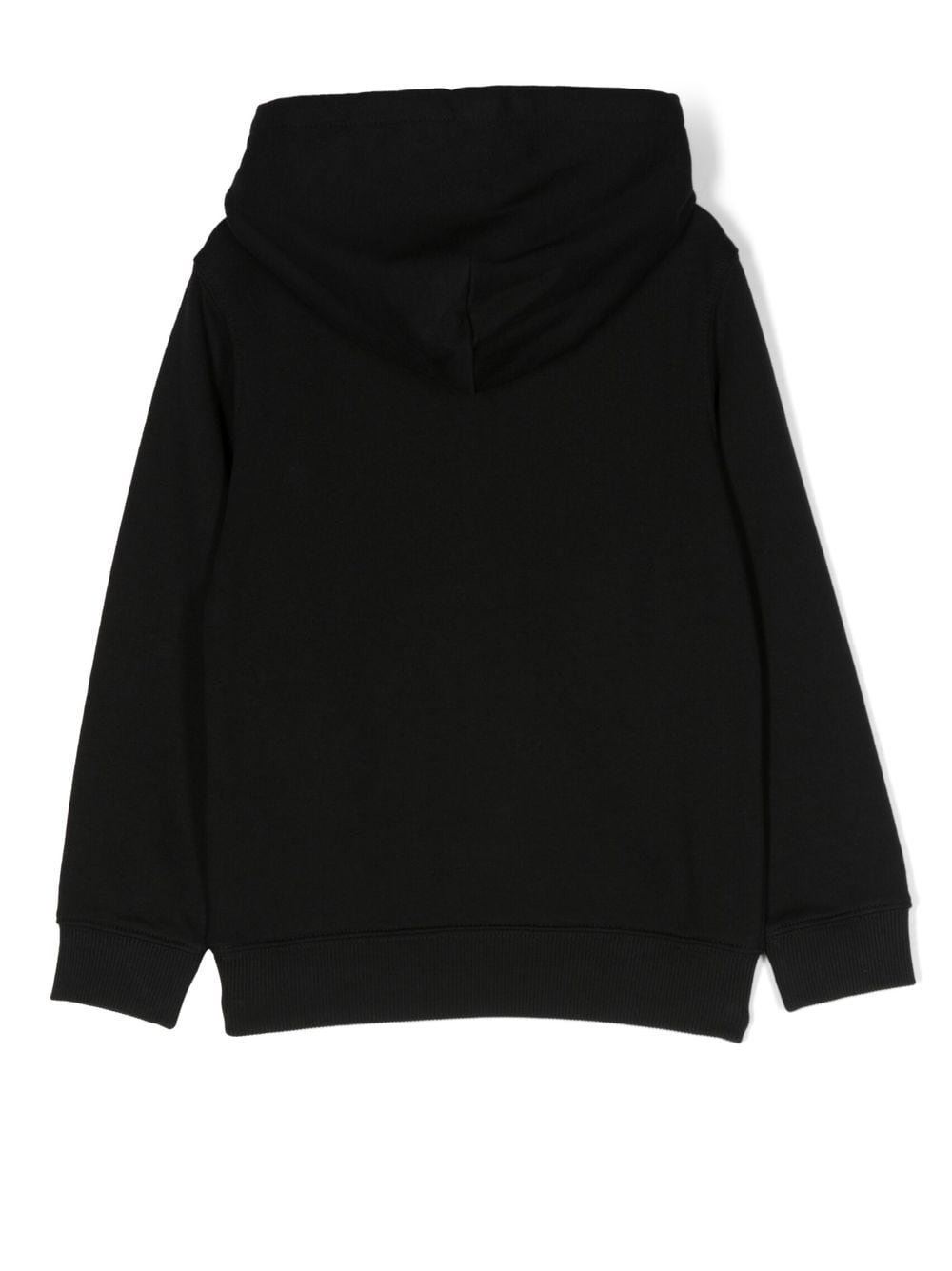 Shop Calvin Klein Logo-print Cotton Hoodie In Black